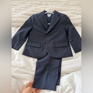 Janie and Jack navy Suit for boys